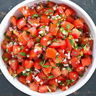 Tomato Salsa Salad