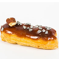 Sweet canape- Hazelnut Praline Eclair